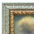 Various Artists Contemporary Cloud Oil Painting in Vintage Ornate Pale Blue Frame For Sale - Image 4 of 6