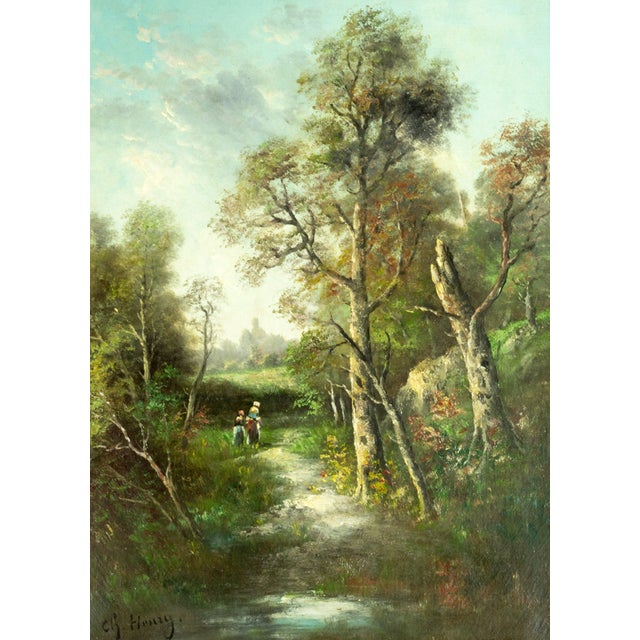 C.H. Harmon, American Landscape, 1900s, Oil on Canvas, Framed For Sale - Image 3 of 6