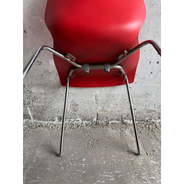 Set of Red Maui Chairs by Vico Magistretti for Kartell For Sale - Image 14 of 16