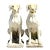 Vintage Cast Concrete Dogs - A Pair For Sale