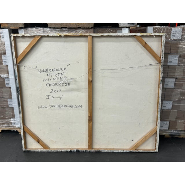 "North Carolina" by David "Dalo" Banegas, Signed Original Acrylic on Canvas For Sale In Miami - Image 6 of 6