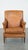 Characteristic and comfortable cognac-colored sheep leather armchair with straight shapes and a beautiful patina. This...