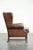 English Cowhide Wing Armchair For Sale - Image 3 of 13