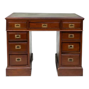 Antique Mahogany Campaign Desk