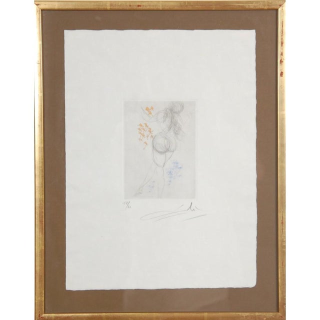 Salvador Dali, Petit nüs Ronsard, 20th Century, Etching For Sale - Image 5 of 5