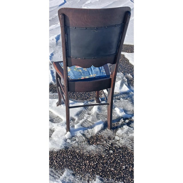 Brown Antique 19th Century American Empire Flame Mahogany Chair For Sale - Image 8 of 11