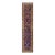 1900s Classic Blue Herati Pattern Antique Bidjar Hallway Runner Rug For Sale