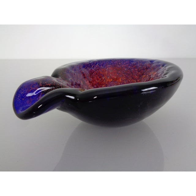 Vintage Murano Glass Ashtray, Italy, 1960s For Sale - Image 4 of 18