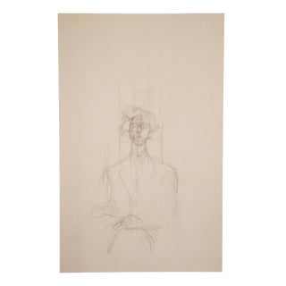 Alberto Giacometti, Portrait of Isaku Yanaihara, 1963, Original Lithograph For Sale