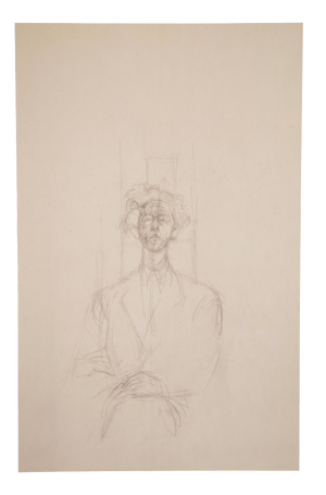 Alberto Giacometti, Portrait of Isaku Yanaihara, 1963, Original Lithograph