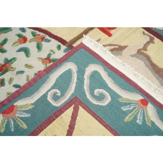 Turkish Sumak Rug 6' x 9'.