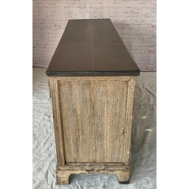 19th Century English Bleached English Oak Cabinet, Buffet, Sideboard For Sale - Image 12 of 16