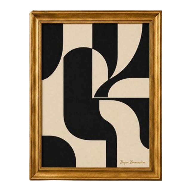 Desert Pulse — Modern Organic Acrylic Painting by Bryan Boomershine, Framed For Sale
