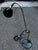 Beautiful Vintage drafting lamp by Louis Baldinger and Sons c. late 20th century featuring dark green painted sheet steel...