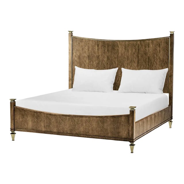 European Classic Walnut Bed - King For Sale