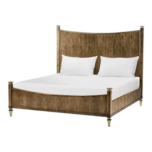 European Classic Walnut Bed - King