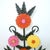 1960s Mod Metal Tole Flower Candle Holder Candelabra, 1960's For Sale - Image 5 of 14