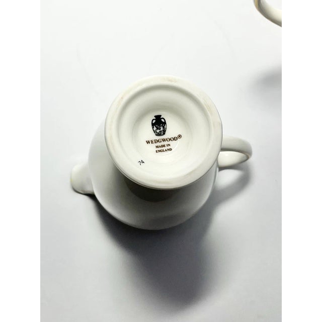 Wedgwood 1990s Wedgwood “Cavendish” Bone China Creamer Sugar Bowl Set For Sale - Image 4 of 8
