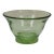 Vintage 1968 Dominick Labino Uranium Green Studio Art Glass Bowl Dish 7" For Sale