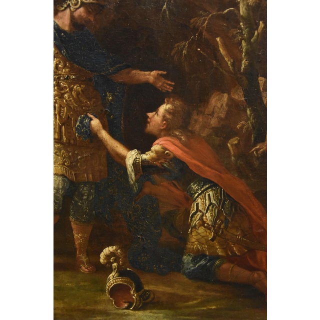 Francesco Fontebasso, Alexander the Great, 1760, Oil on Canvas For Sale - Image 14 of 16