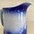 Red Wing Pottery Antique Red Wing Stoneware Flow Blue Pitcher For Sale - Image 4 of 12