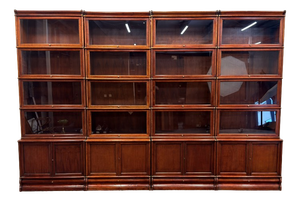 English Bookcase from Globe Wernicke, Set of 4