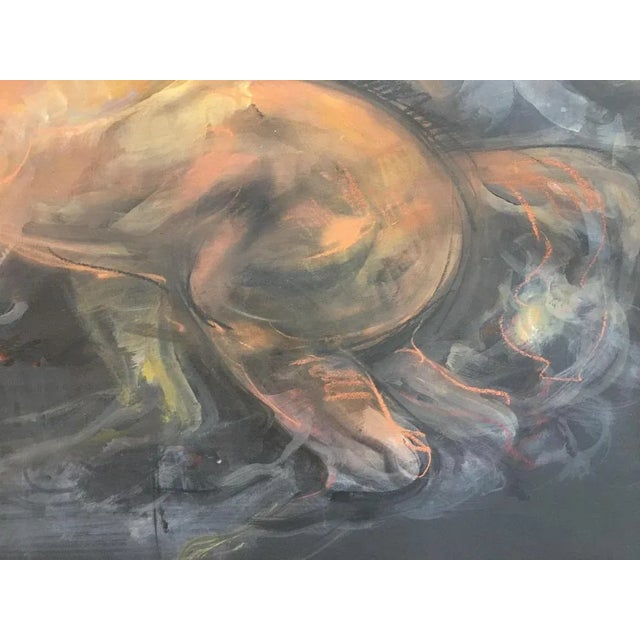 Giuseppe Colin, Horse on Black Sky, 1990s, Painting For Sale - Image 9 of 12