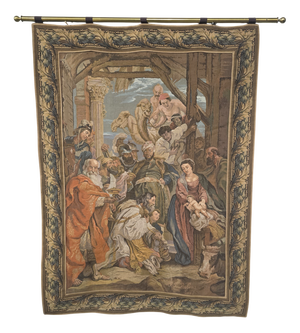 French Signed Tapestry, 1920s
