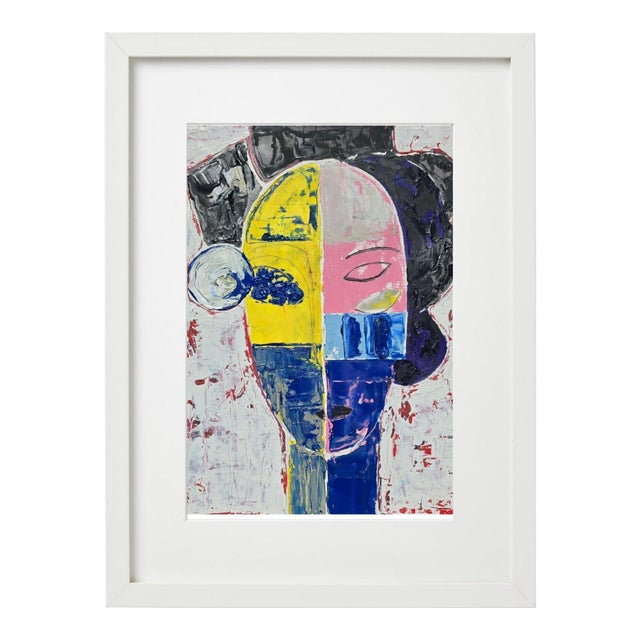 2020s Original Oil Painting 'Portrait of a Woman' by Diane Grant, Unframed For Sale - Image 5 of 5
