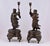 Japanese Meiji Artist, Sculptures of Nio Temple Guardians, 19th Century, Bronzes, Set of 2 For Sale - Image 4 of 9