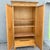 Mid 20th Century Vintage Boho Chic Penciled Mirrored Starburst Armoire For Sale - Image 5 of 10
