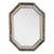 Venetian LaBarge Style Octagonal Tortoise Wall Mirror For Sale