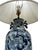 Ceramic Pair of Large-Scale Vintage Chinese Blue & White Porcelain Chinoiserie Table Lamps For Sale - Image 7 of 12