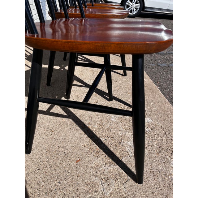 Set of 4 Fanett Dining Chairs in the Style of Ilmari Tapiovaara, Circa 1960 For Sale - Image 11 of 13