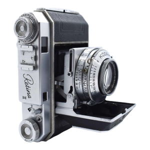 Mid-Century German Engineering Vintage Kodak Retina II Folding Rangefinder Camera