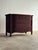 Solid mahogany-finished dresser with a softly bowed serpentine front. Two-over-two drawer configuration fitted with...