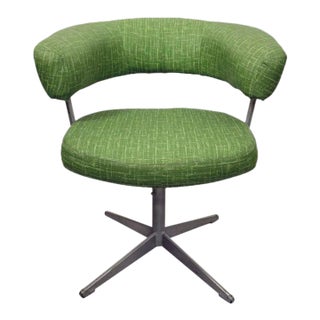 Vintage Mid Century 1970s Swivel Chair For Sale