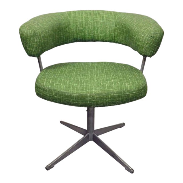 Vintage Mid Century 1970s Swivel Chair For Sale
