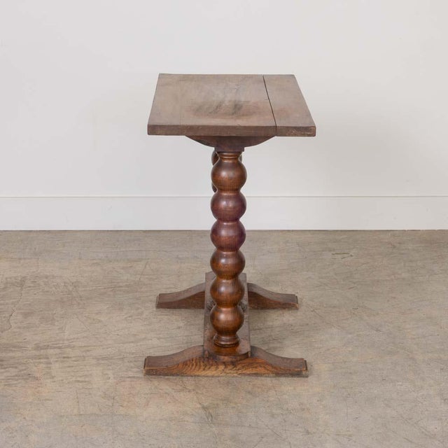 Charles Dudouyt 1940s French Wood Side Table Is the Style of Charles Dudouyt For Sale - Image 4 of 14
