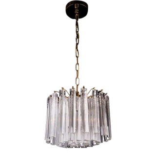 Icicle Pendant in Gold Finish For Sale