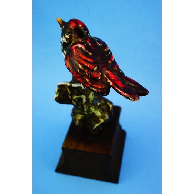 20th Century Exotic Ceramic Birds, Italy, 1950s, Set of 2 For Sale - Image 9 of 18