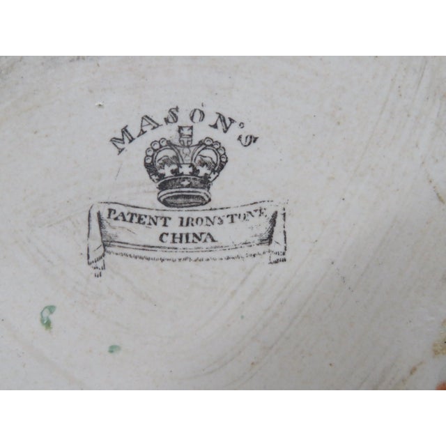 Late 19th Century Masons Ironstone Large Jug or Pitcher Duck Patten 19th Century For Sale - Image 5 of 12