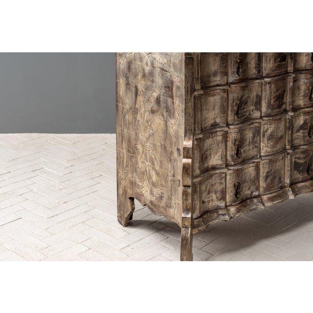 1940s 1940s Max Kuehne Silver Leaf Chest, Attributed For Sale - Image 5 of 15