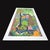 1980s 1970s Adam Leontus Art Naif Framed Serigraph Screen Print: Peacock For Sale - Image 5 of 18