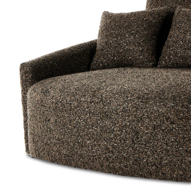 Four Hands Chloe Media Lounger, Ivan Granite For Sale - Image 11 of 11