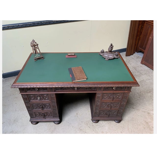 Age: circa 1880 Wood type: solid oak Condition: very good, meticulously maintained, and ready-to-use original condition...