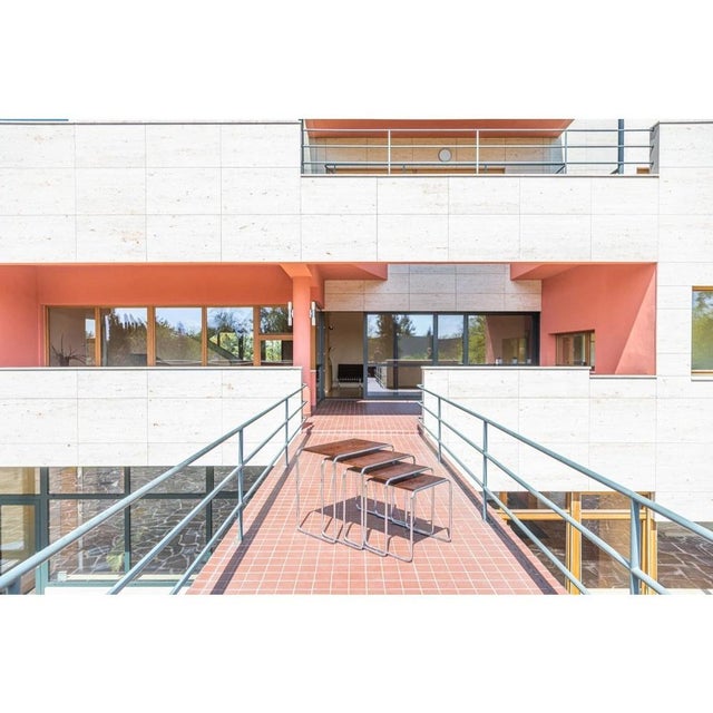 B-9 Nesting Tables from Slezak Factories, Set of 4 For Sale - Image 3 of 12