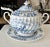 Mid 20th Century English Blue & White Soup Tureen, Set For Sale - Image 5 of 9