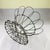 Antique French Handmade Folding Top Wire Kitchen Egg Basket For Sale - Image 9 of 13