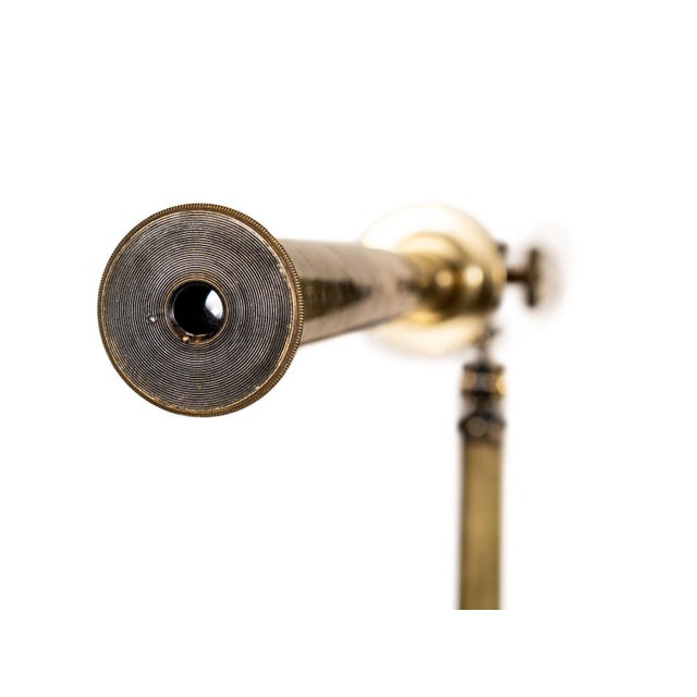 English Antique Brass Telescope For Sale - Image 3 of 5